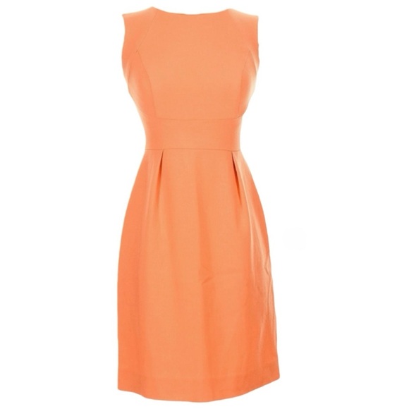 Shoshanna Women’s Orange Size 8 Sleeveless Dress - Picture 3 of 4